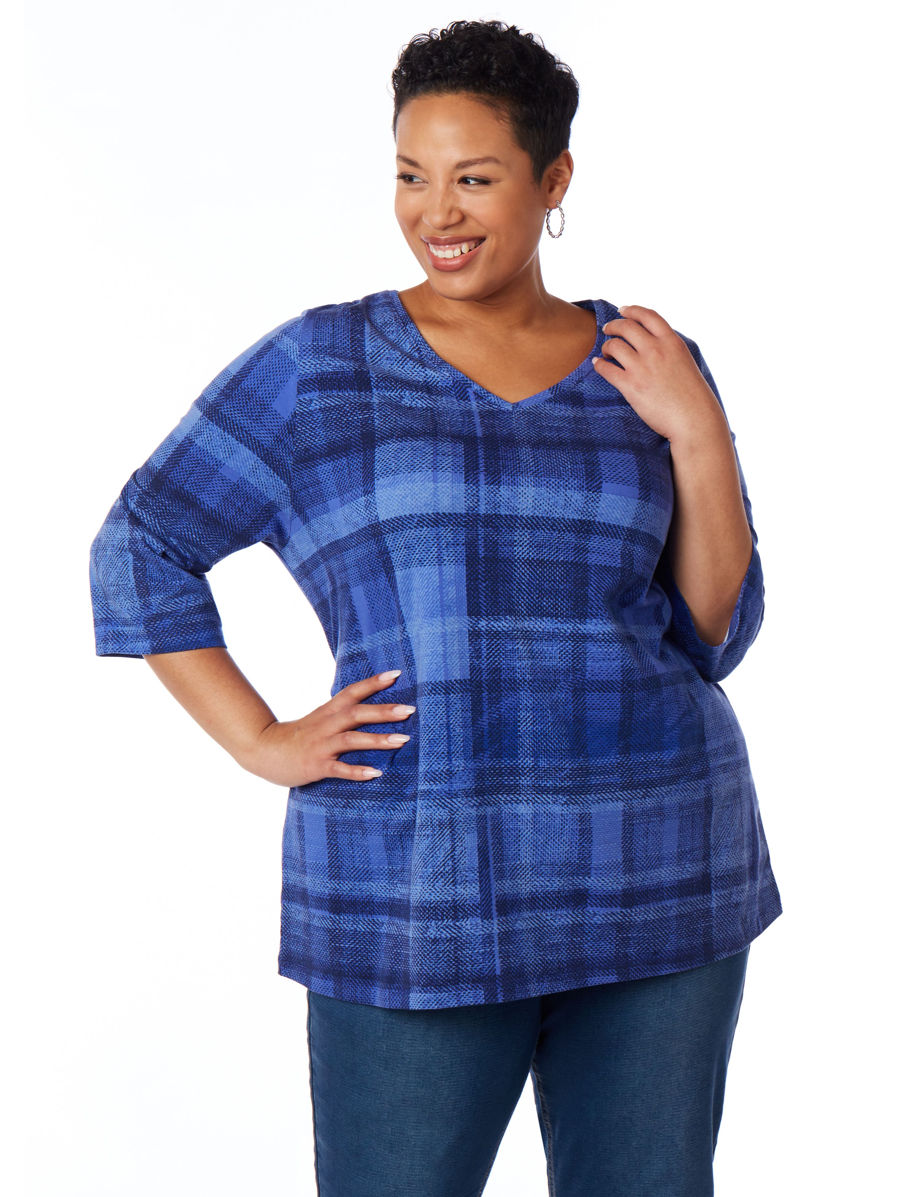 womens plus size tops clearance