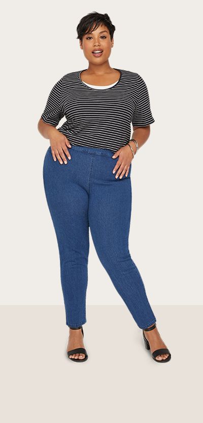 Women's Plus Size Pants, Jeans & Skirts | Catherines