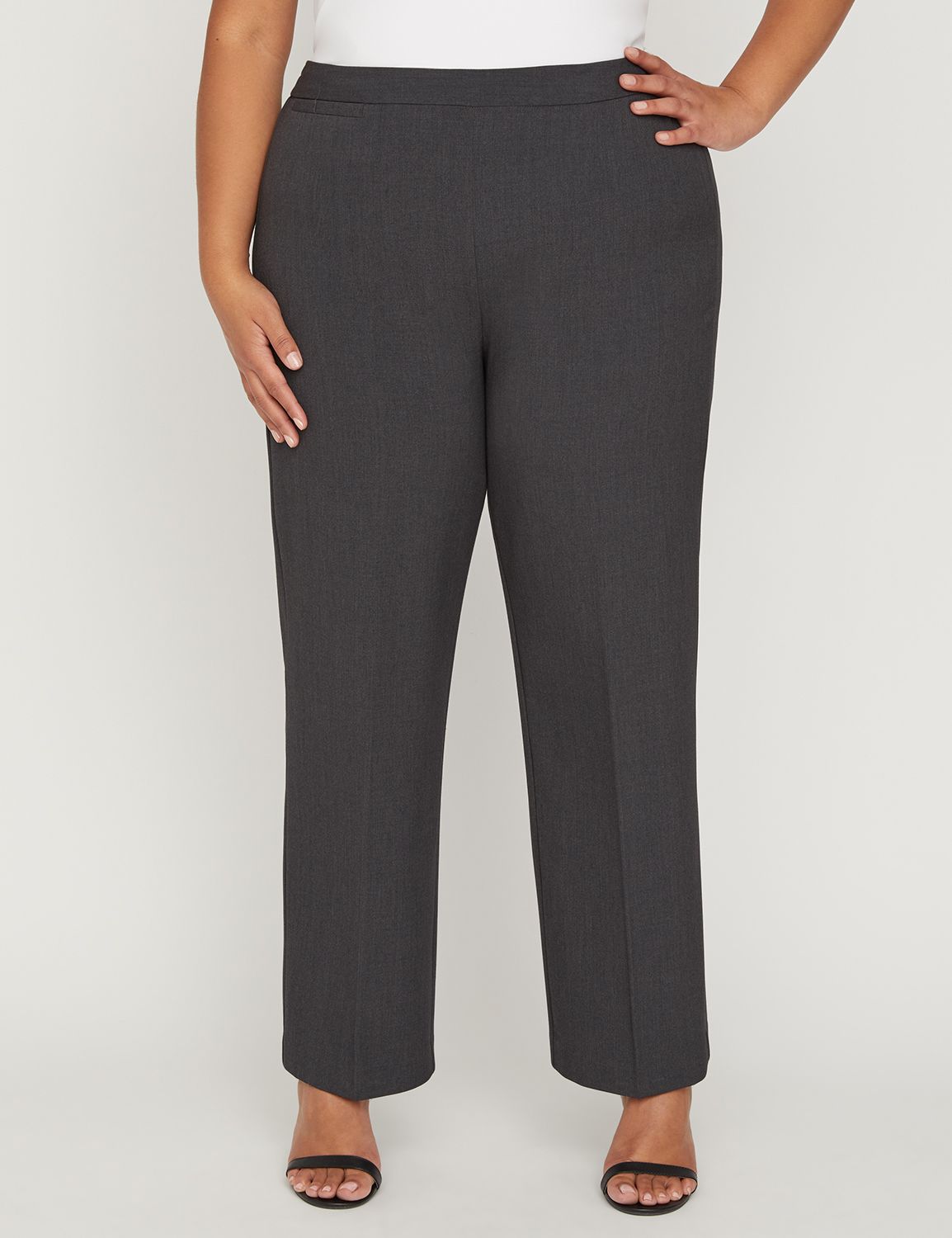 plus size pull on dress pants