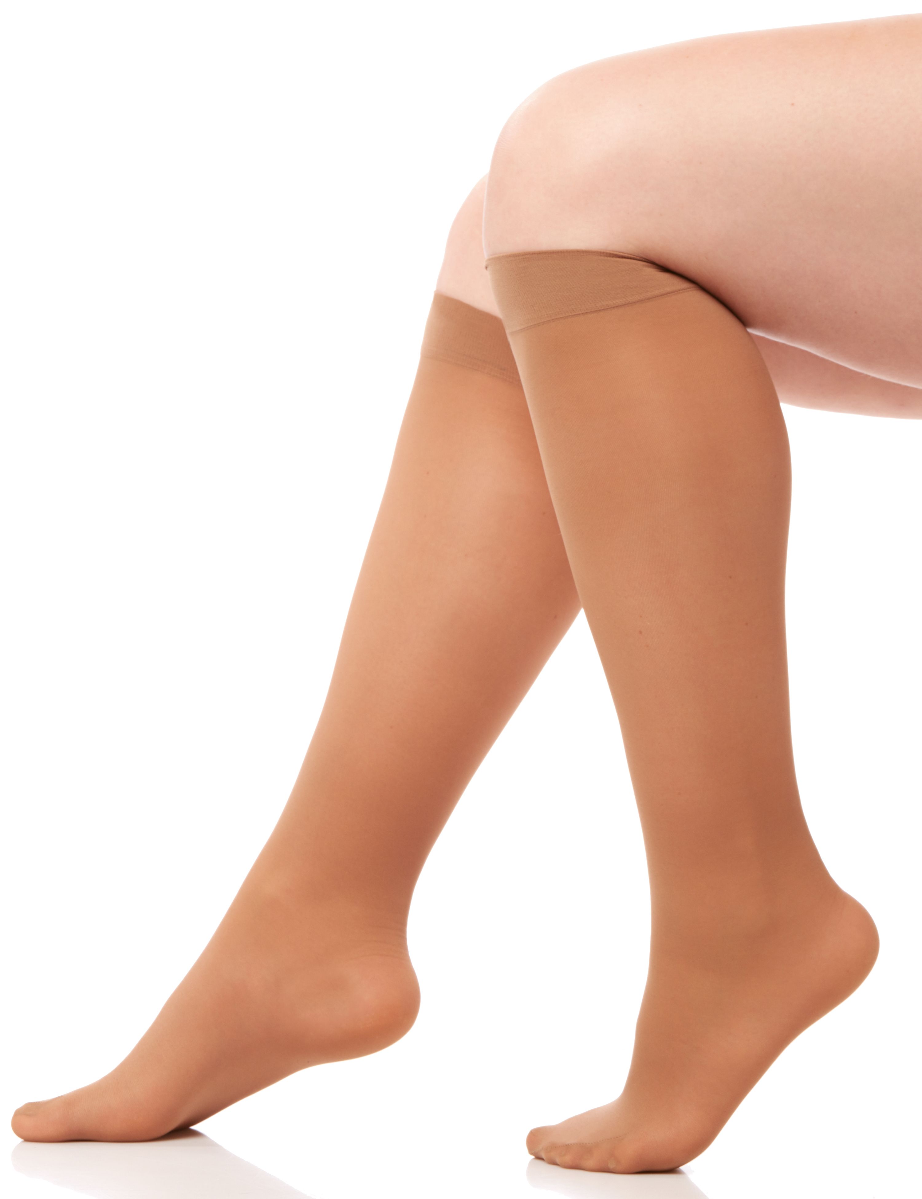 Light Control Graduated Compression Sheer Trouser Socks