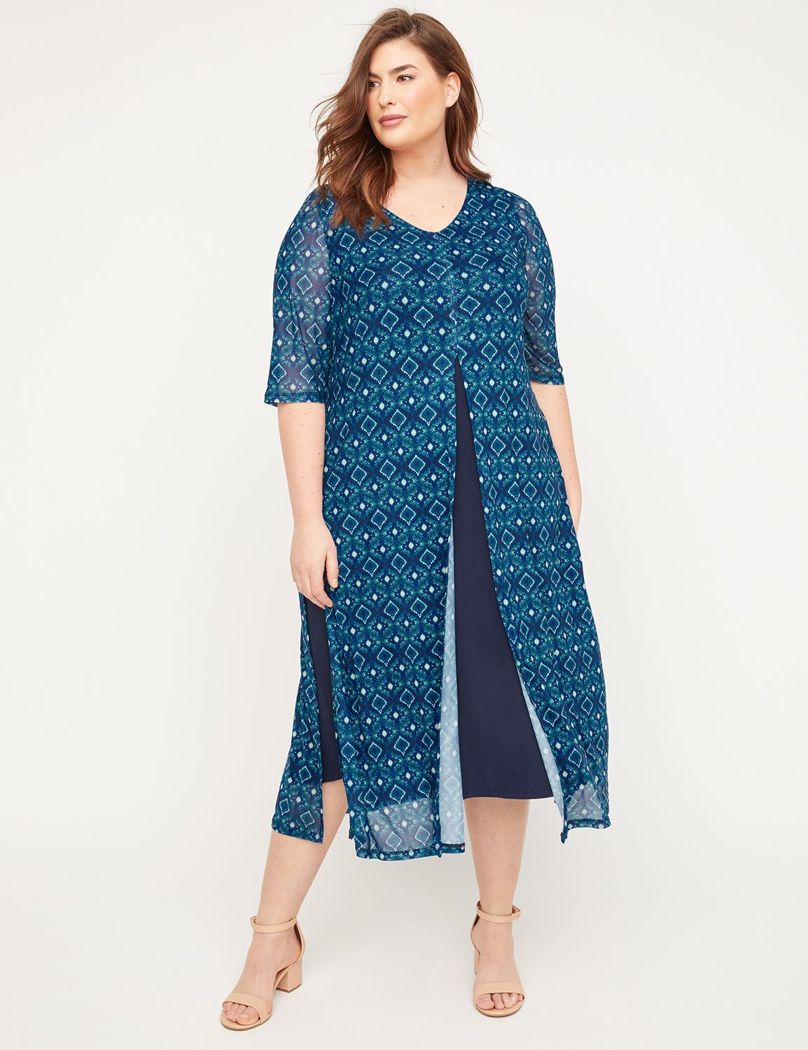 Soundview Mesh Flyaway Dress