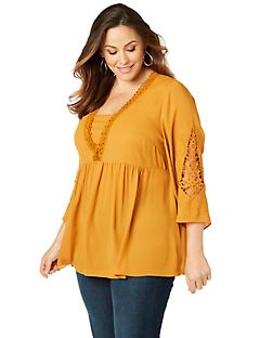 Clearance Plus Size Women&#39;s Tops on Sale | Catherines