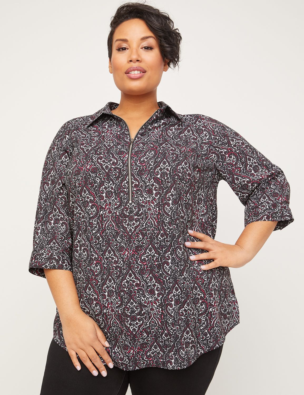 Gallery Signature Crepe Popover Top