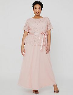 Plus Size Mother of the Bride Dresses Tea Length