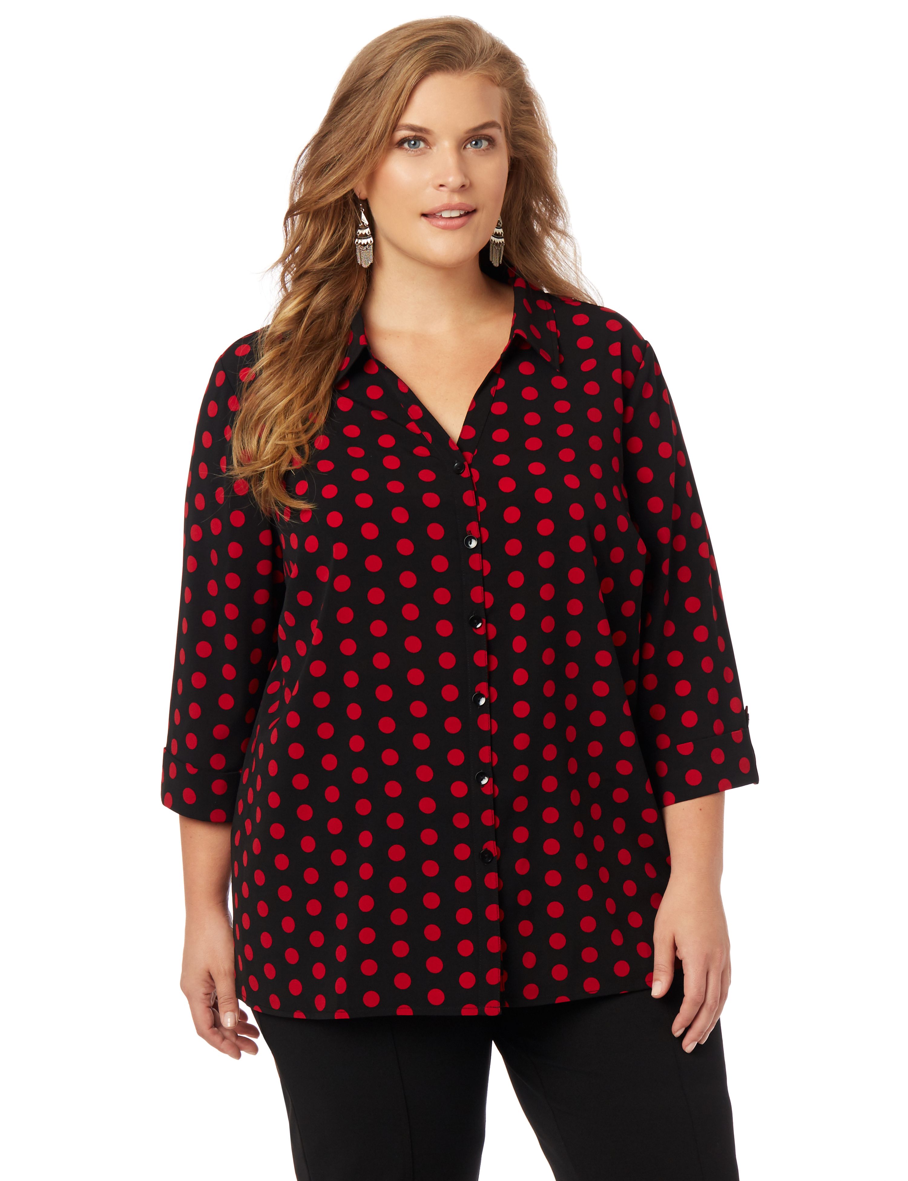 Clearance Plus Size Women's Tops on Sale | Catherines