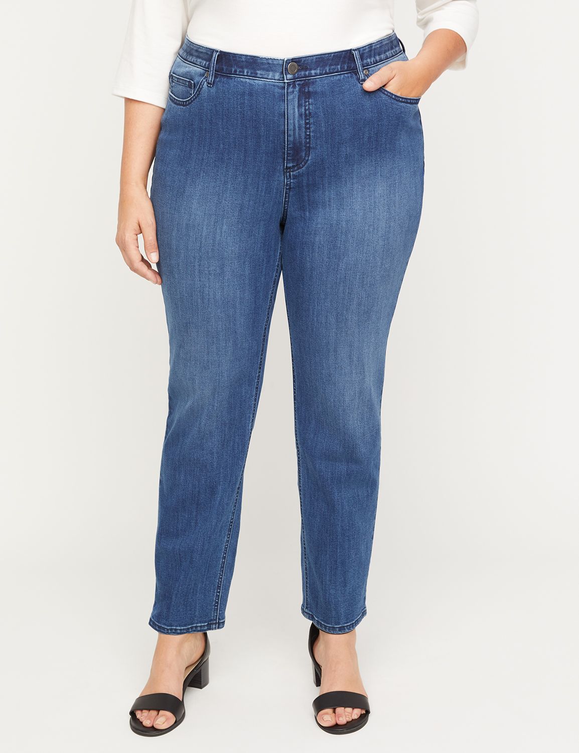 Secret Slimmer Straight Leg Jean