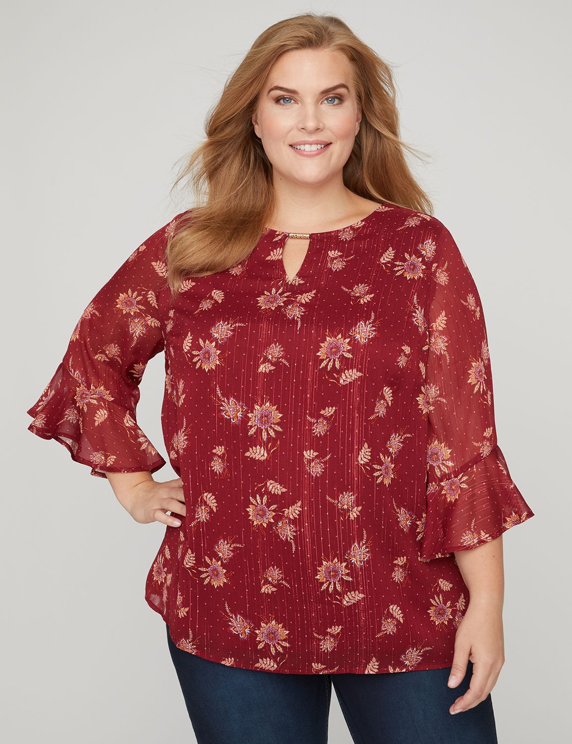 Plus Size Blouses & Shirts | Catherines