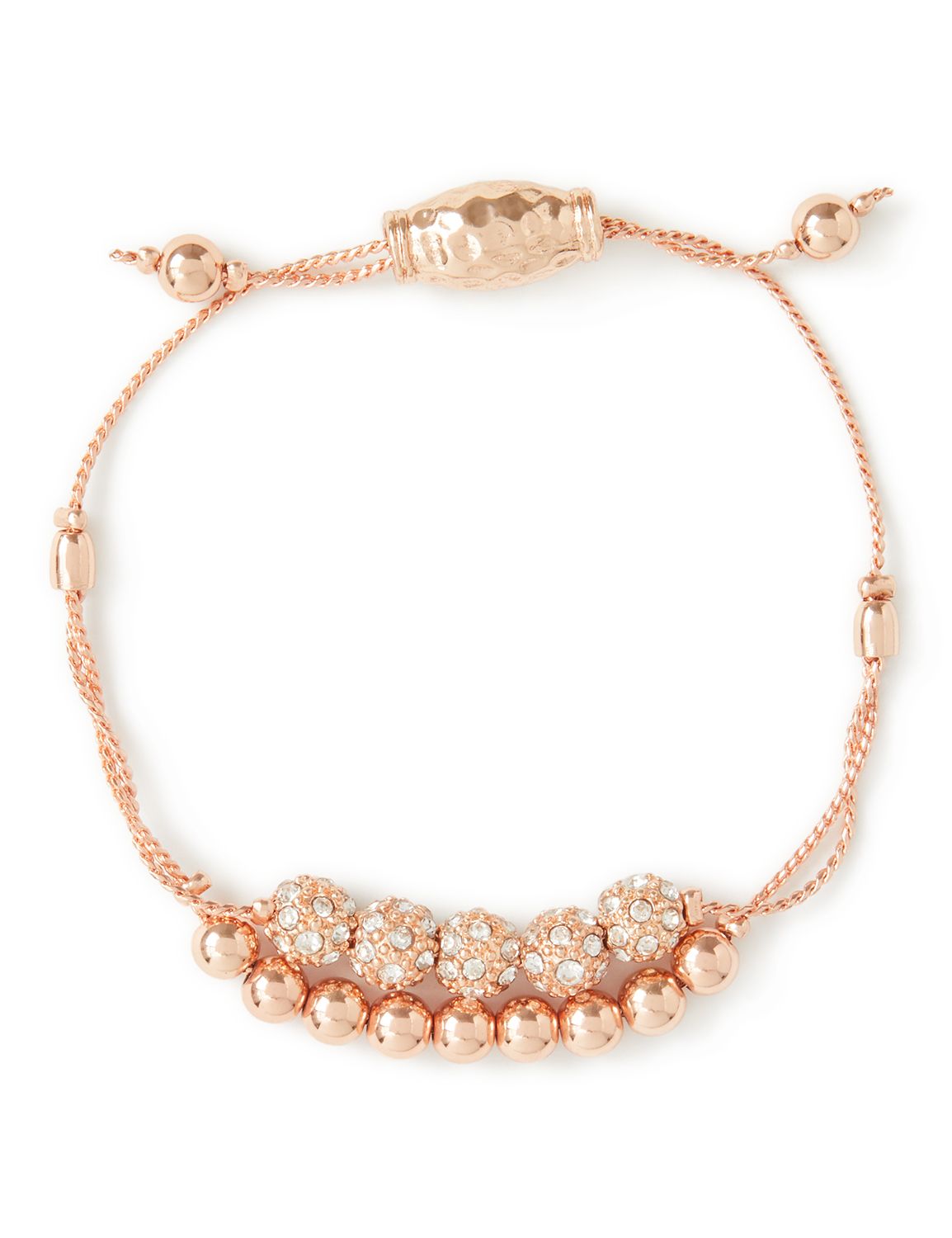 Rose Gold Slider Bracelet