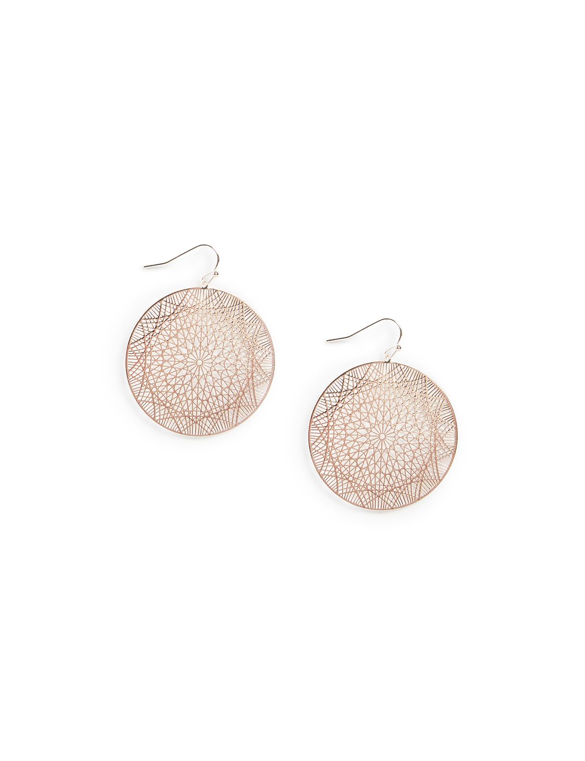Medallion Spiral Earrings