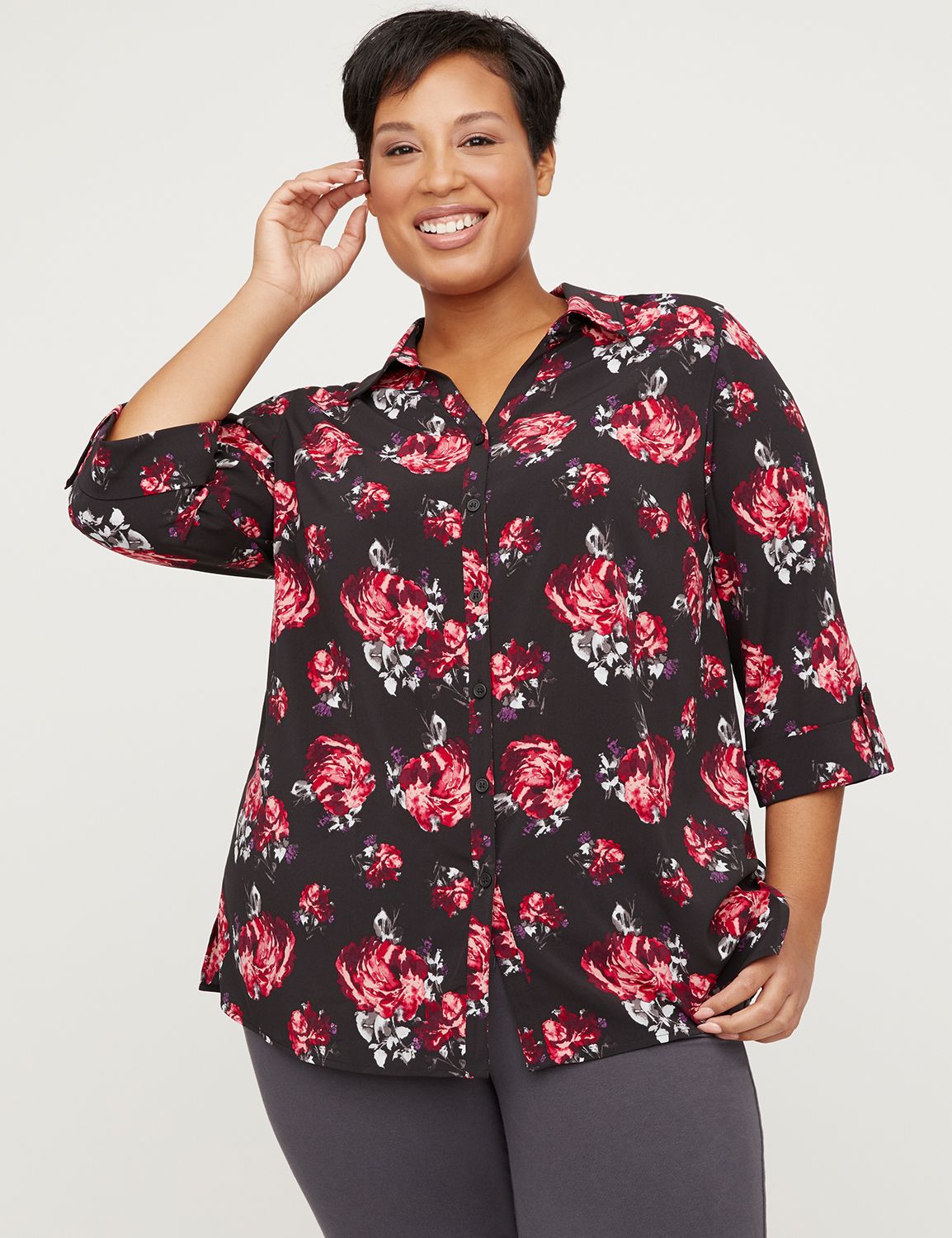 Plus Size Blouses & Shirts | Catherines