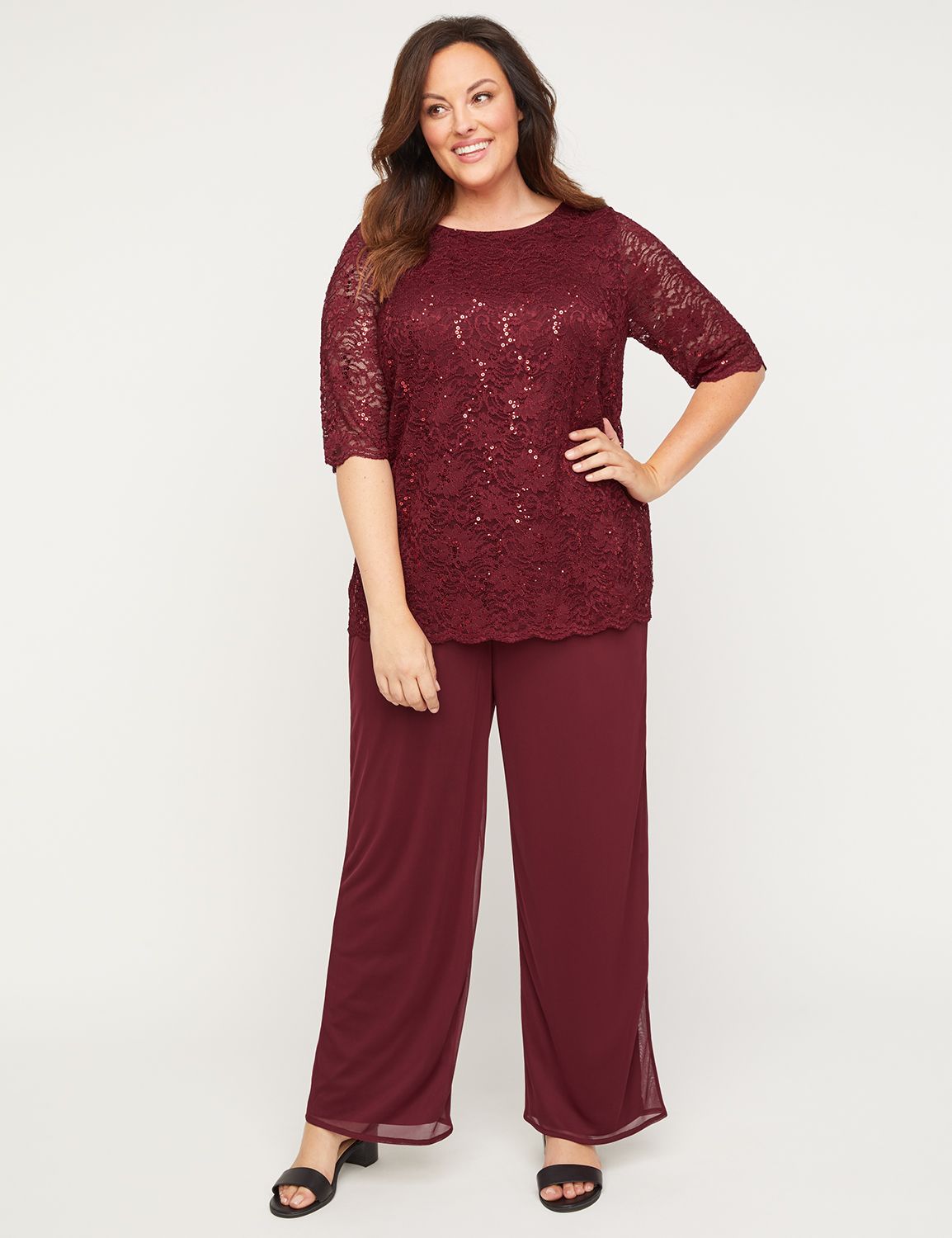 plus size pant sets special occasion