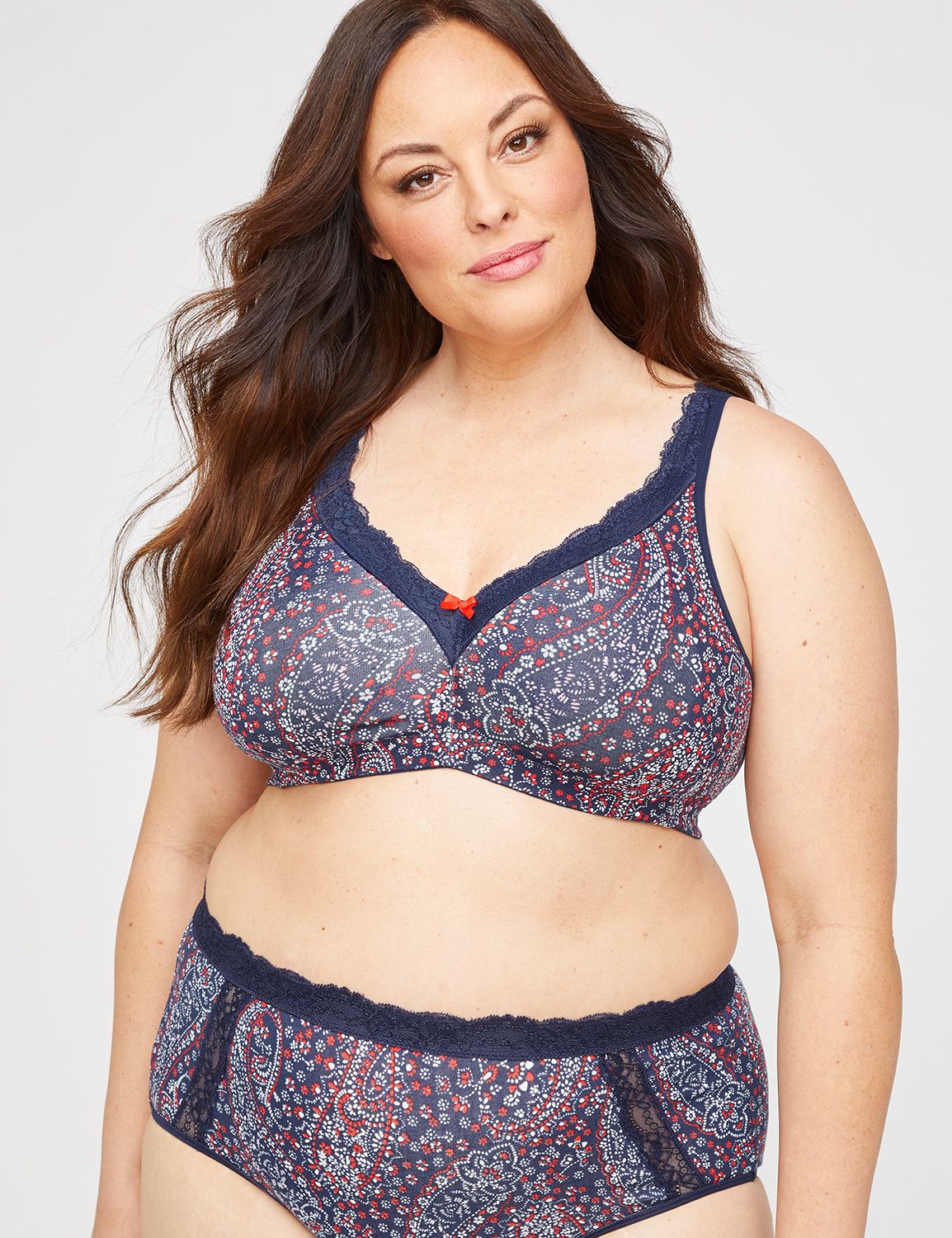 plus size wire free bra