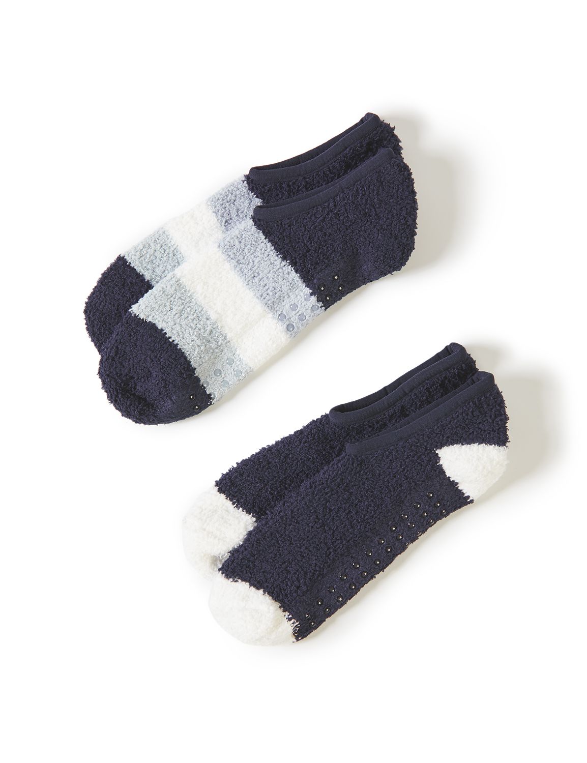 Cozy Slipper Socks 2-Pack
