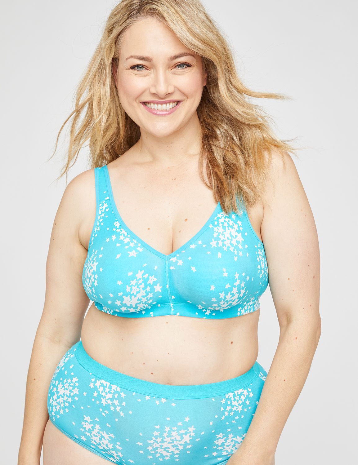 comfortable no wire plus size bras
