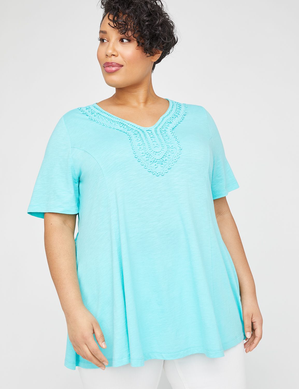 aqua plus size tops