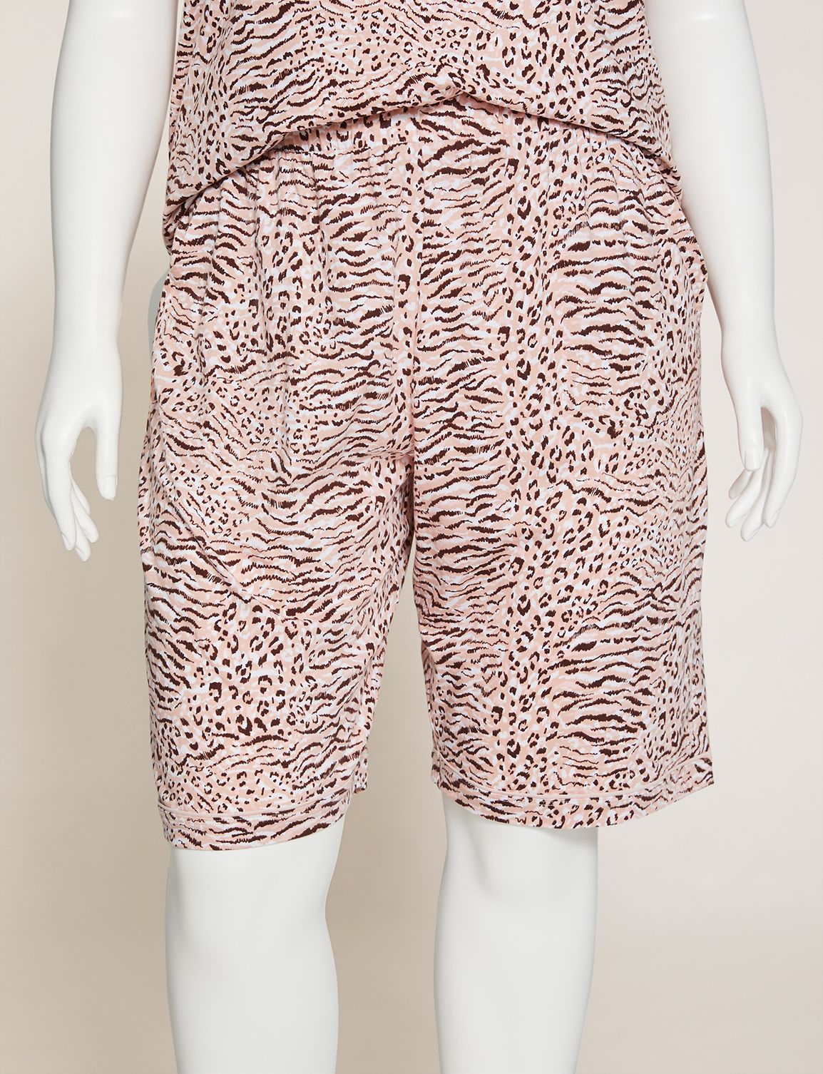 plus size cotton sleep shorts